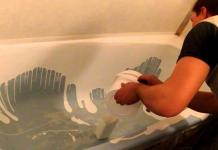 Направи си сам възстановяване на чугунена вана: избор на материал за покритие и принцип на приложение
