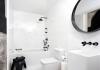 Popular classic bath design 4 sq m and photo of a stylish interior