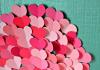 Valentines for kids: beautiful paper hearts